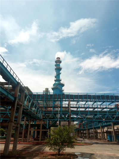 广西某厂阳极炉烟气加水淬烟气新建脱硫装置
